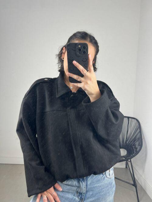 JAQUETA BOMBER SUEDE