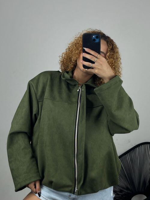 JAQUETA BOMBER SUEDE