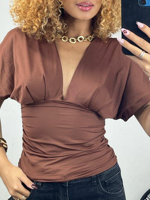 BLUSA DECOTE V POLIAMIDA