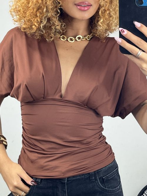 BLUSA DECOTE V POLIAMIDA