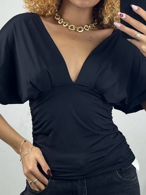 BLUSA DECOTE V POLIAMIDA