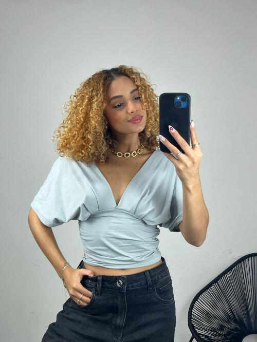 BLUSA DECOTE V POLIAMIDA