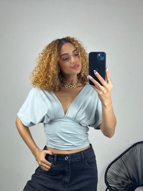 BLUSA DECOTE V POLIAMIDA