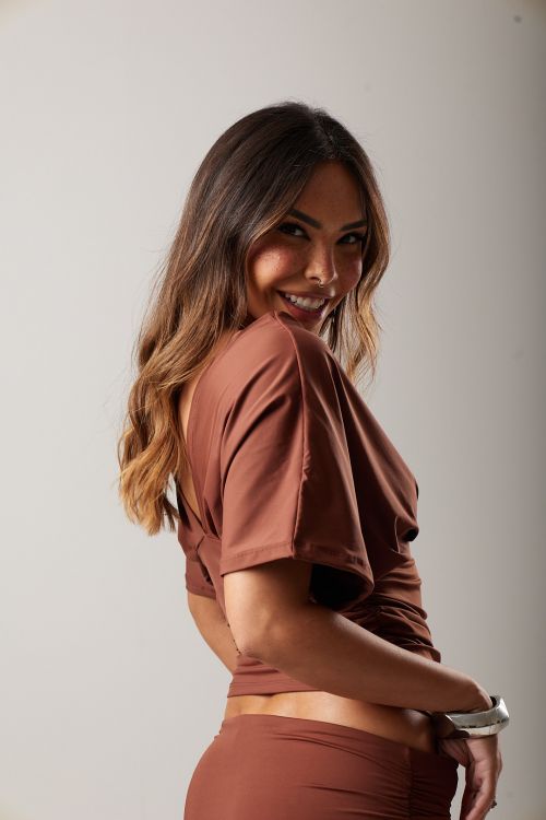 BLUSA DECOTE V POLIAMIDA
