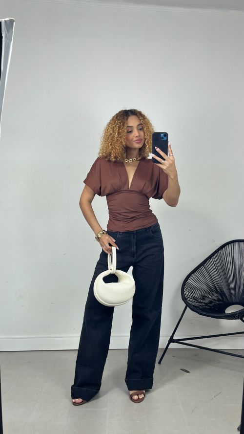 BLUSA DECOTE V POLIAMIDA