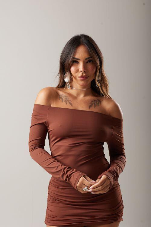 BLUSA OMBRO A OMBRO POLIAMIDA