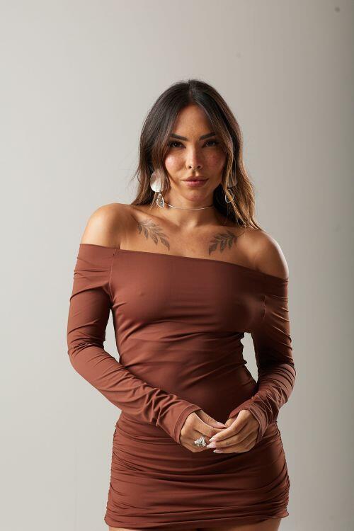 BLUSA OMBRO A OMBRO POLIAMIDA