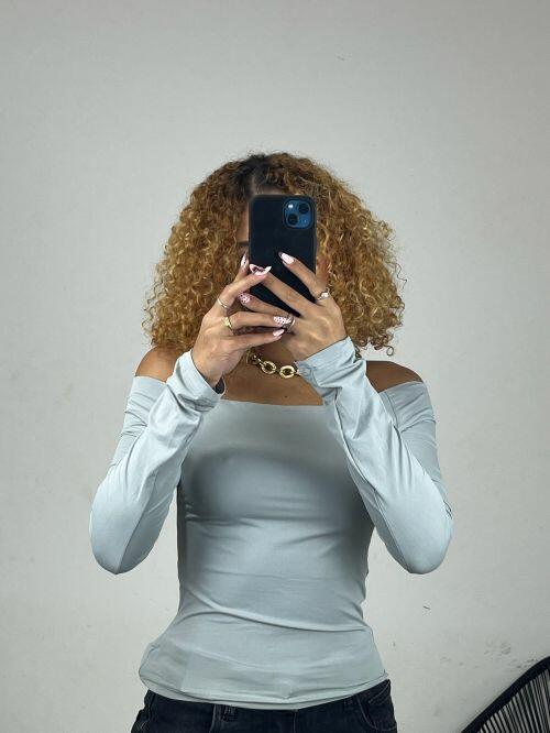 BLUSA OMBRO A OMBRO POLIAMIDA