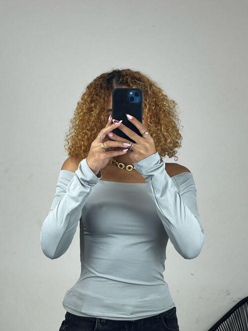 BLUSA OMBRO A OMBRO POLIAMIDA