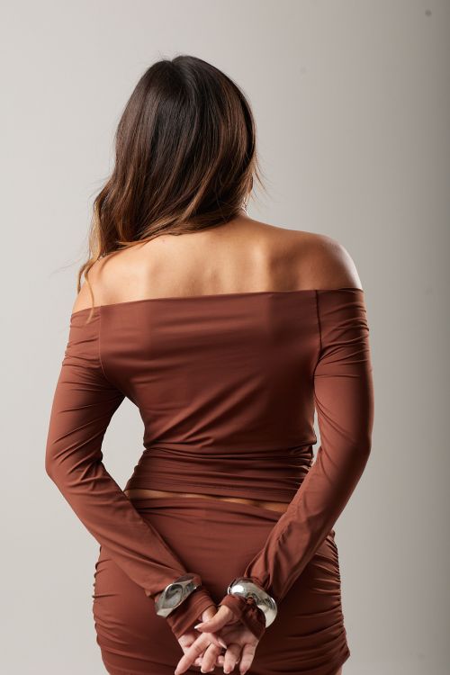 BLUSA OMBRO A OMBRO POLIAMIDA