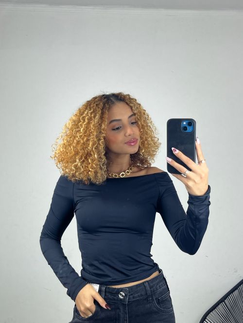 BLUSA OMBRO A OMBRO POLIAMIDA
