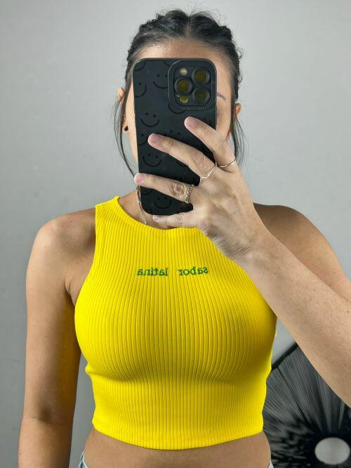 CROPPED CANELADO POWER SABOR LATINA