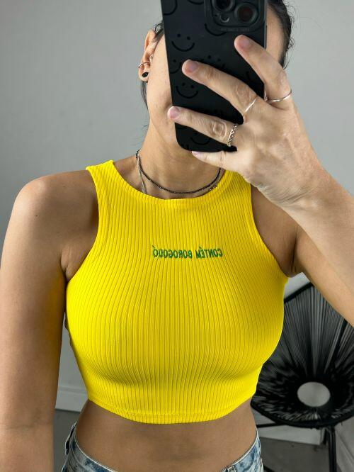 CROPPED CANELADO POWER BOROGODO