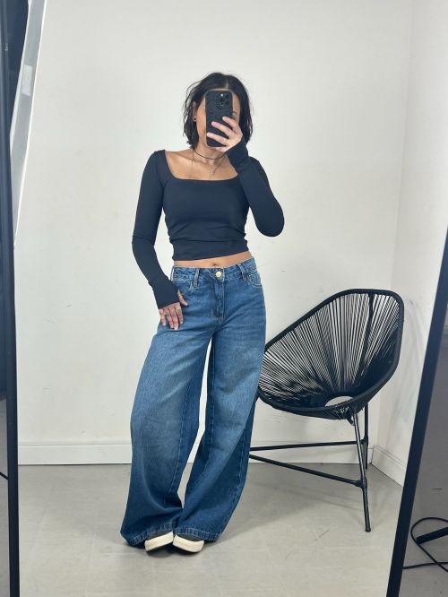 BLUSA MELLY POLIAMIDA MANGA LONGA
