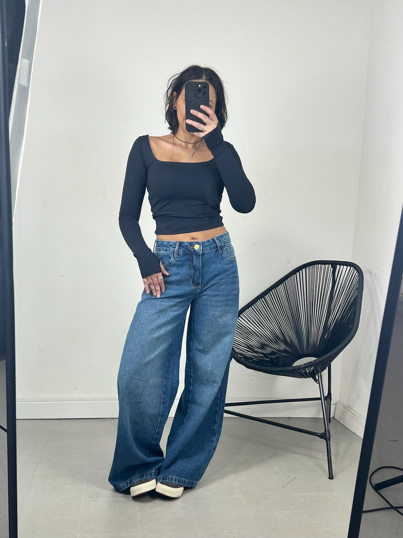 BLUSA MELLY POLIAMIDA MANGA LONGA