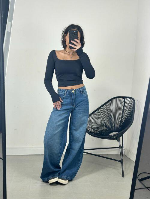 BLUSA MELLY POLIAMIDA MANGA LONGA