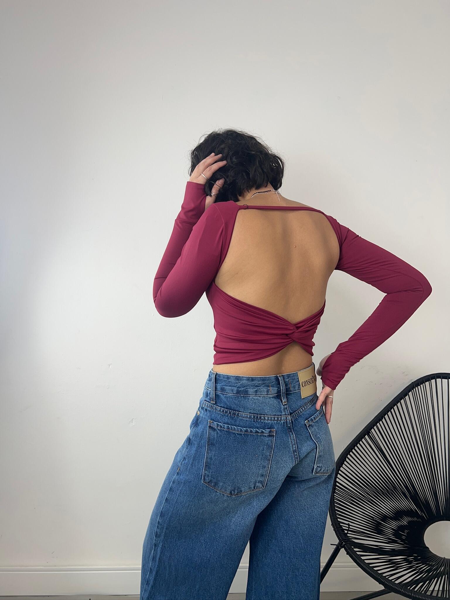 BLUSA MELLY POLIAMIDA MANGA LONGA