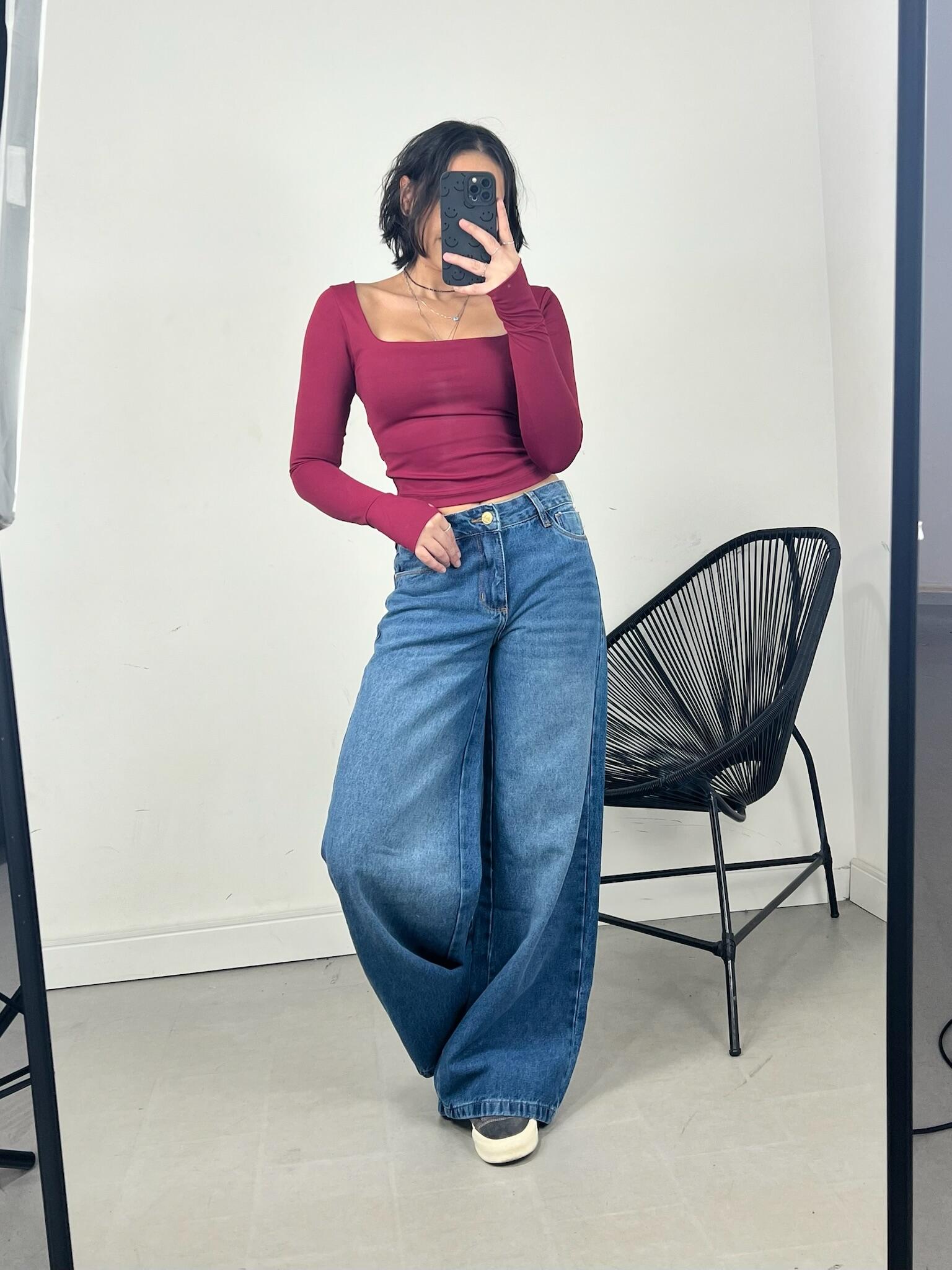 BLUSA MELLY POLIAMIDA MANGA LONGA