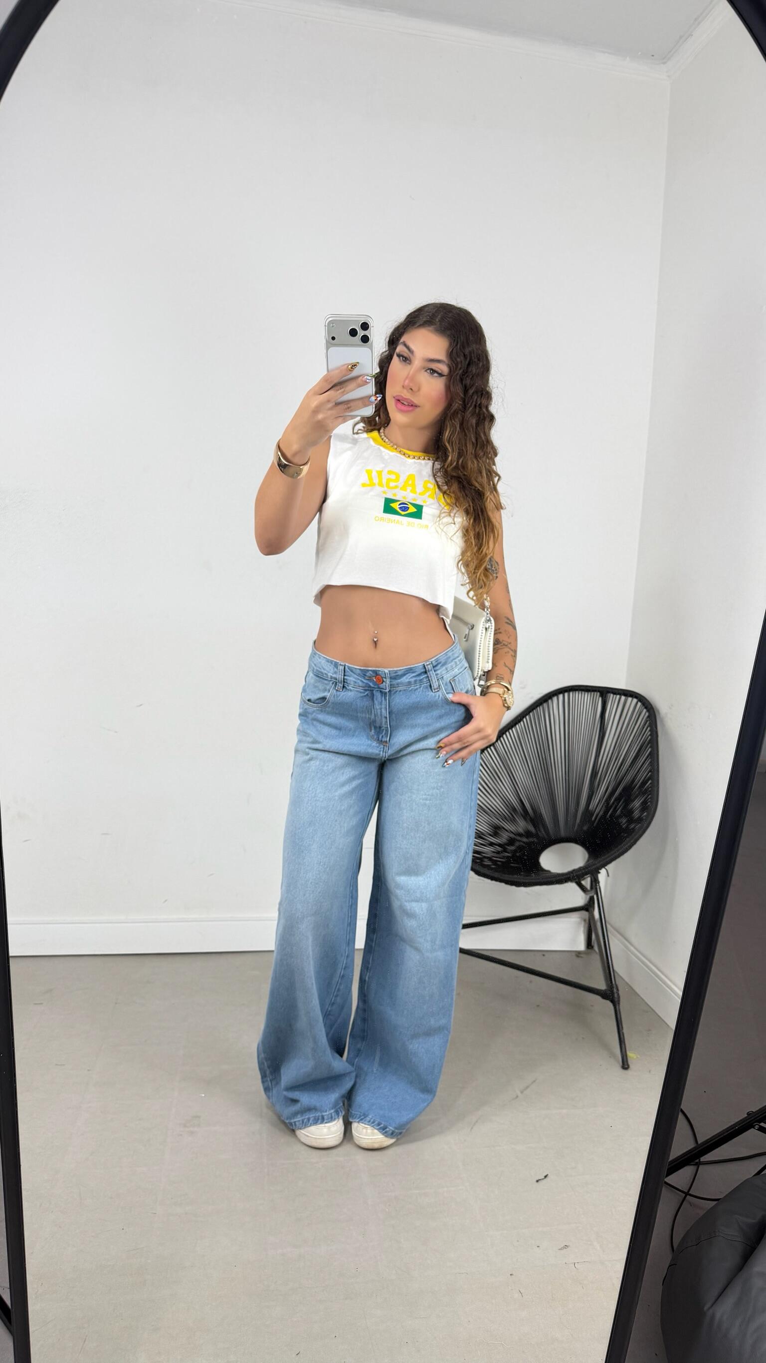 WIDELEG RELAXED JEANS CLARO