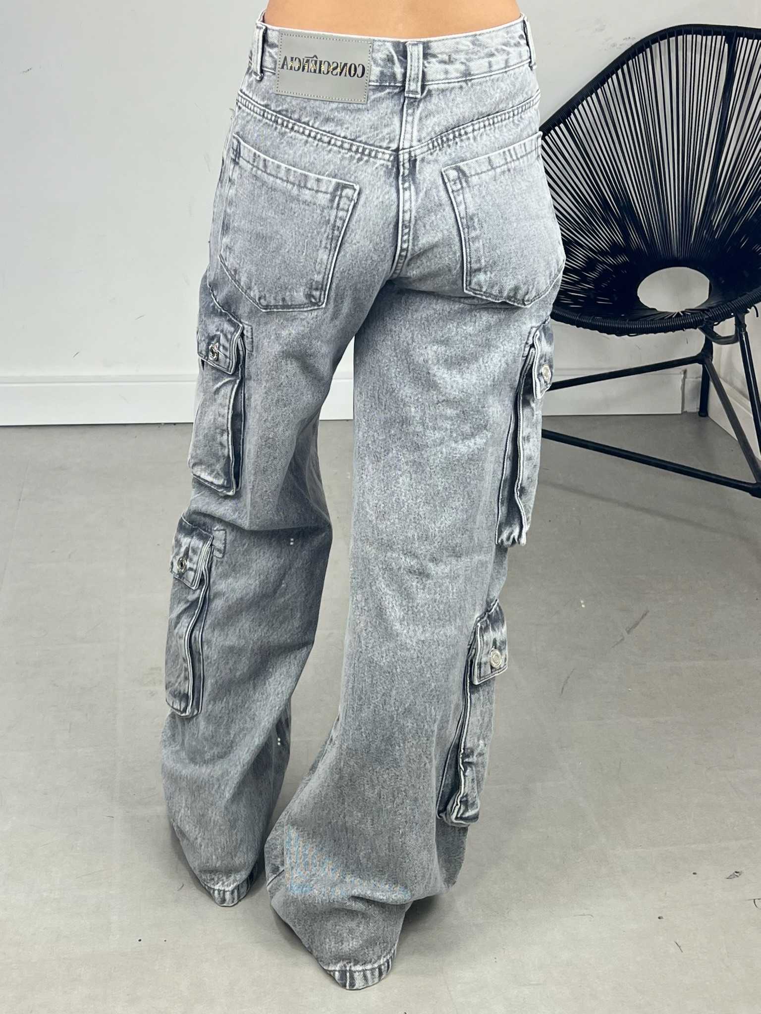 CALÇA WIDELEG RELAXED CARGO