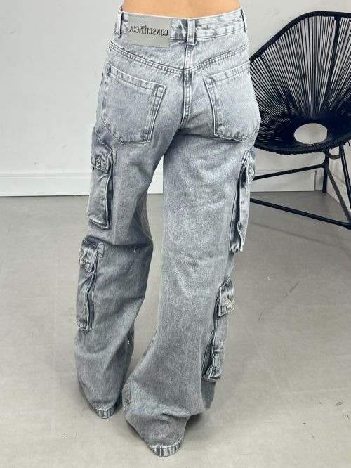 CALÇA WIDELEG RELAXED CARGO