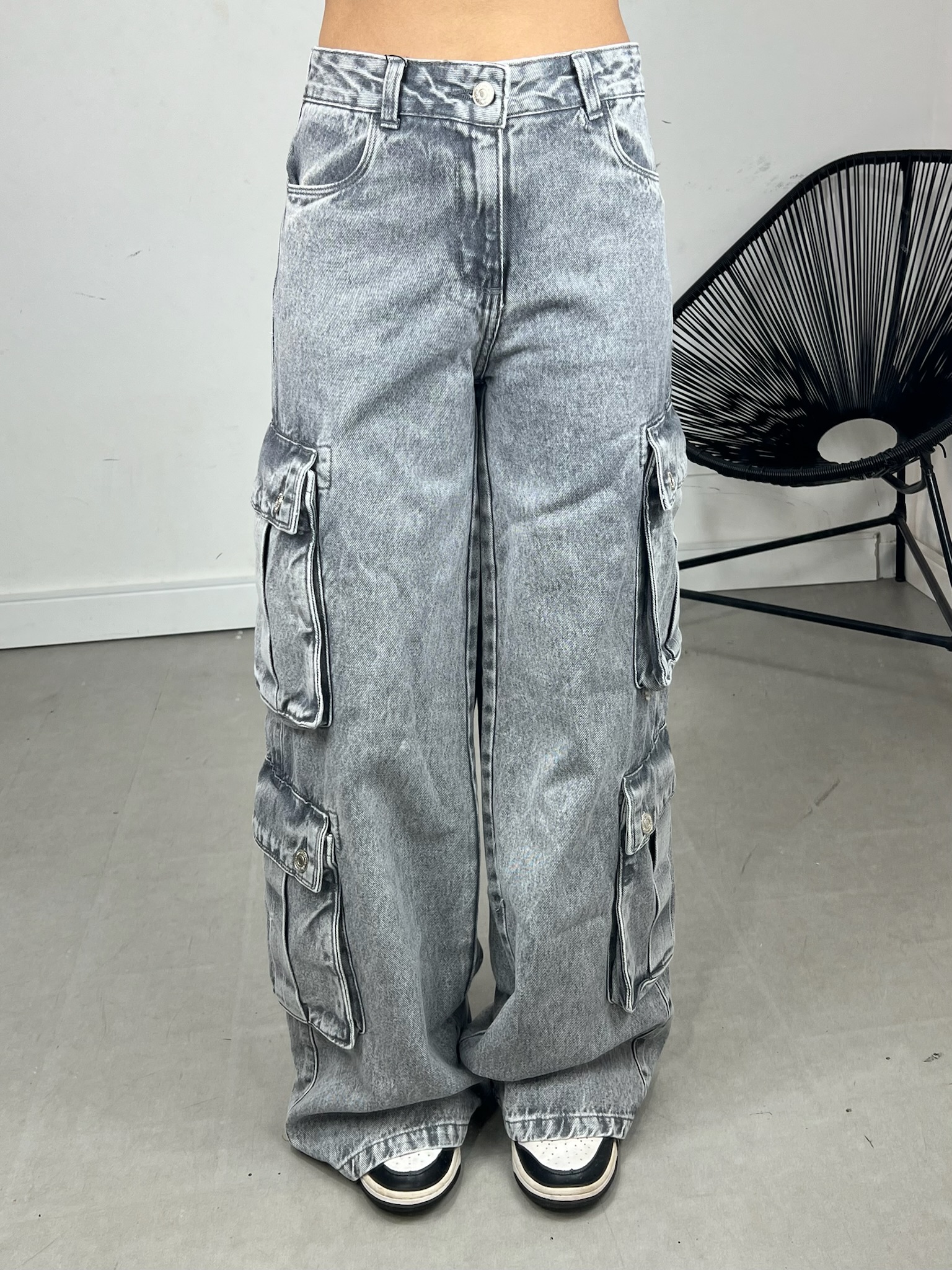CALÇA WIDELEG RELAXED CARGO