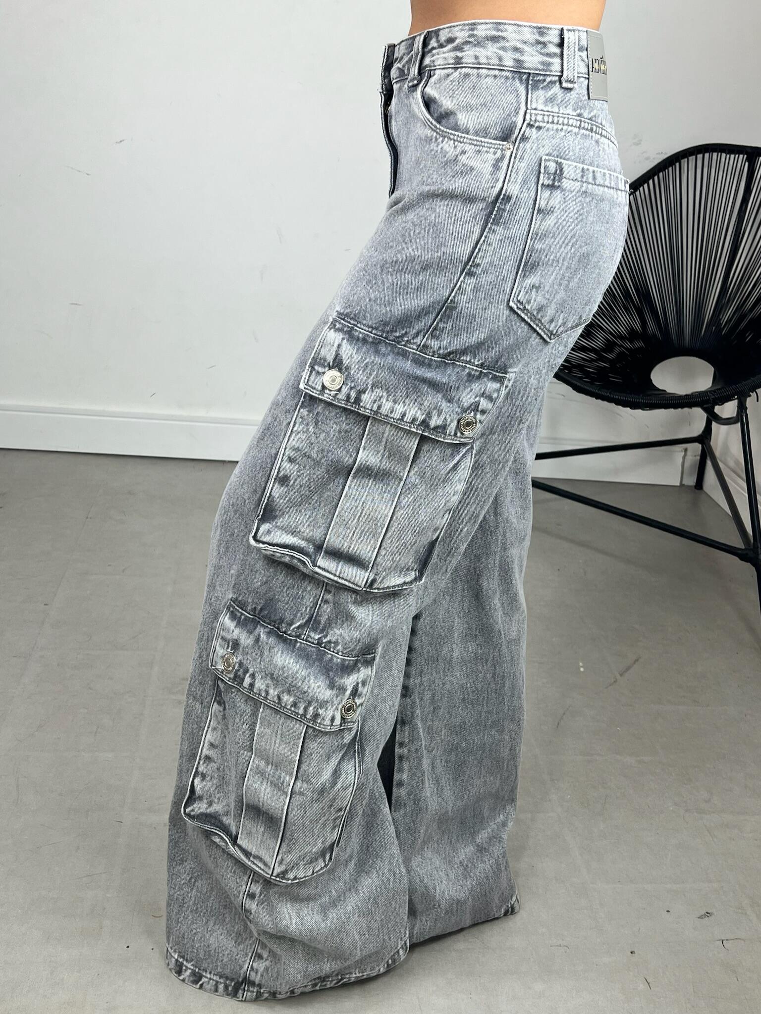 CALÇA WIDELEG RELAXED CARGO