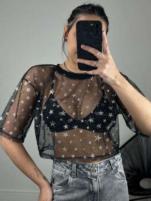 T-CROPPED TULE ESTRELA