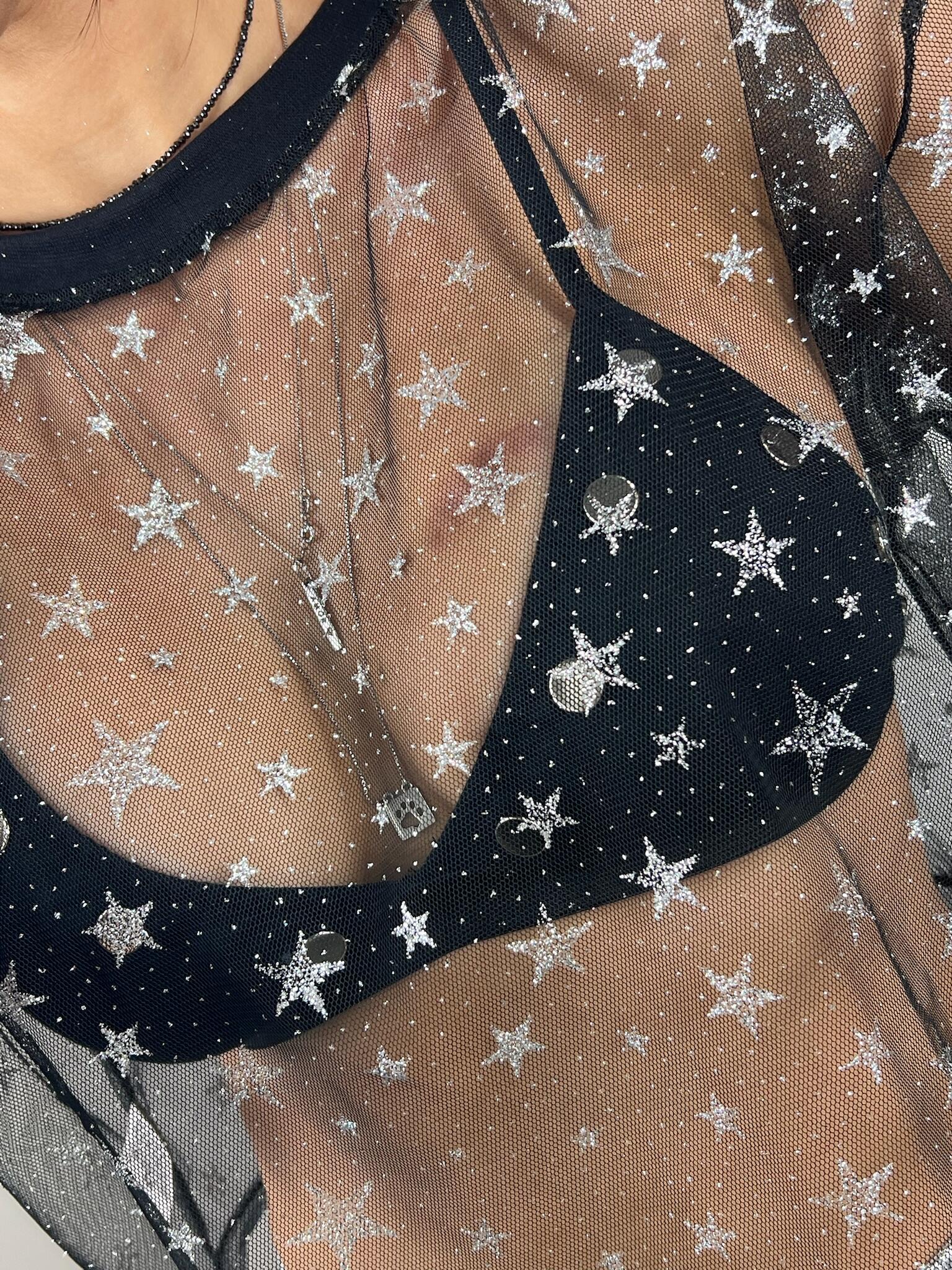 T-CROPPED TULE ESTRELA