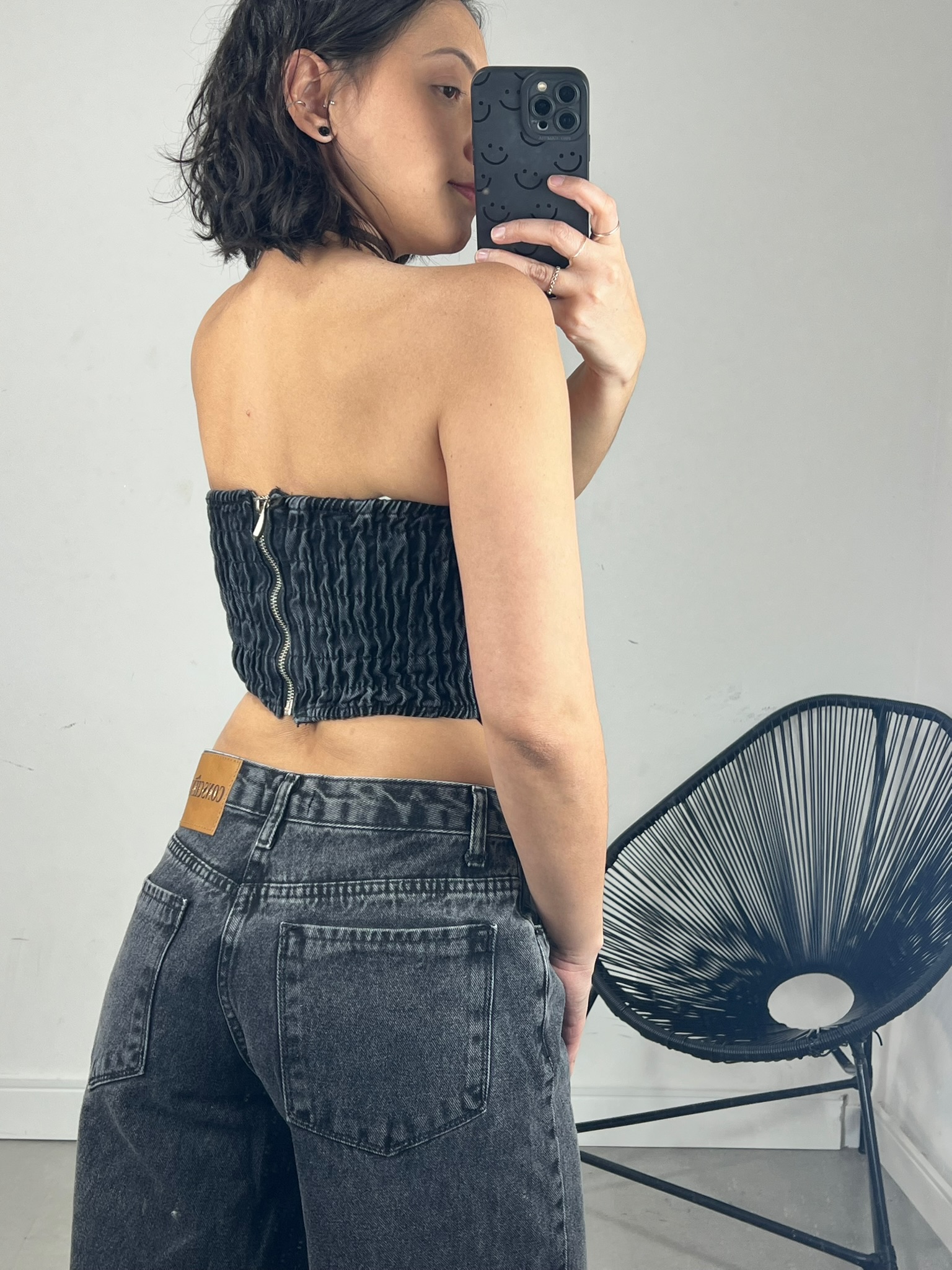 TOP CORAÇAO STRASS
