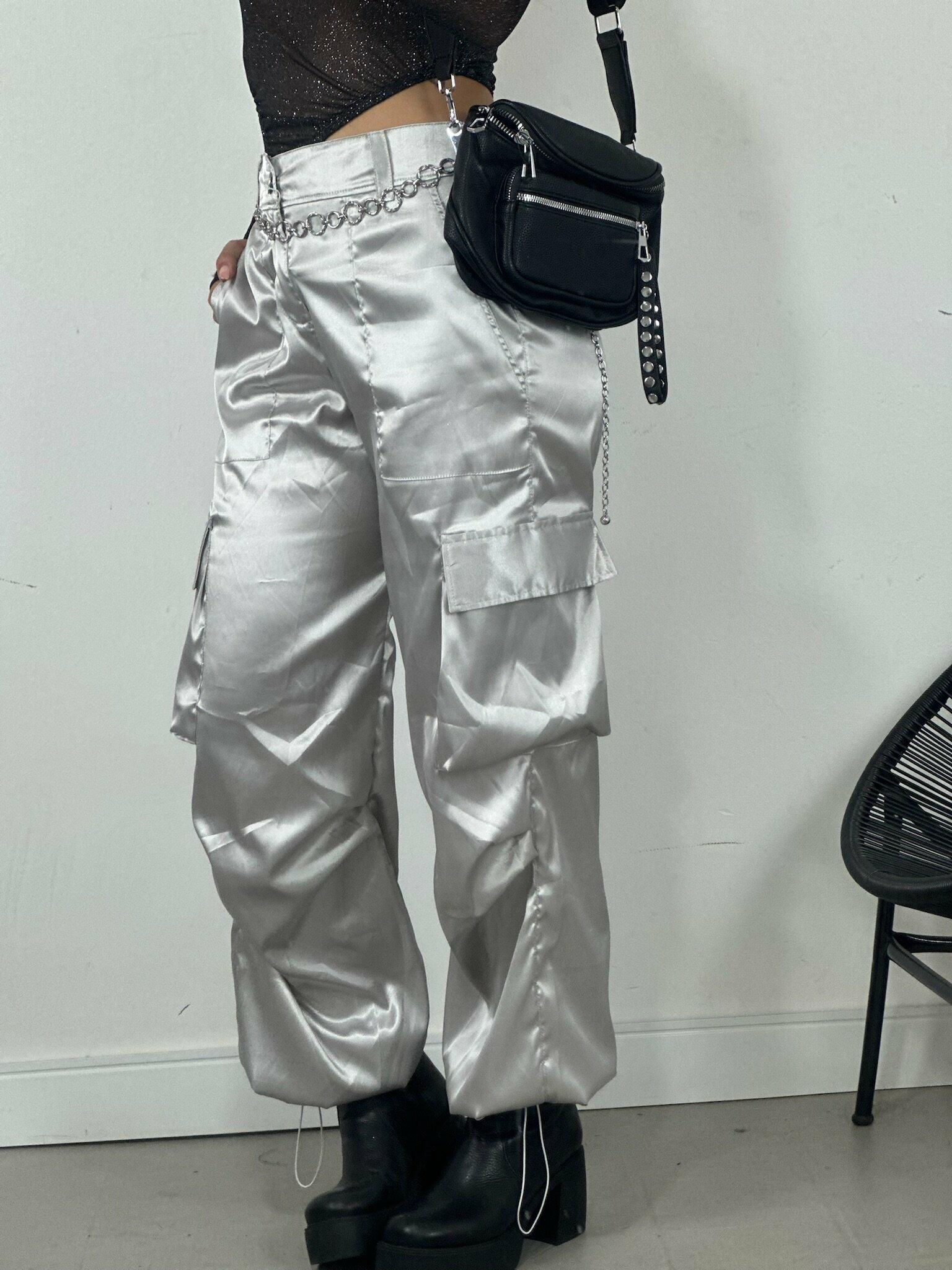CALÇA PARACHUTE CETIM