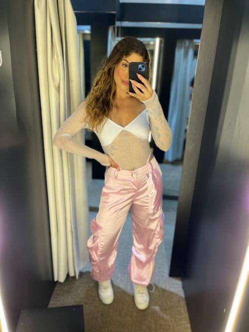 CALÇA PARACHUTE CETIM