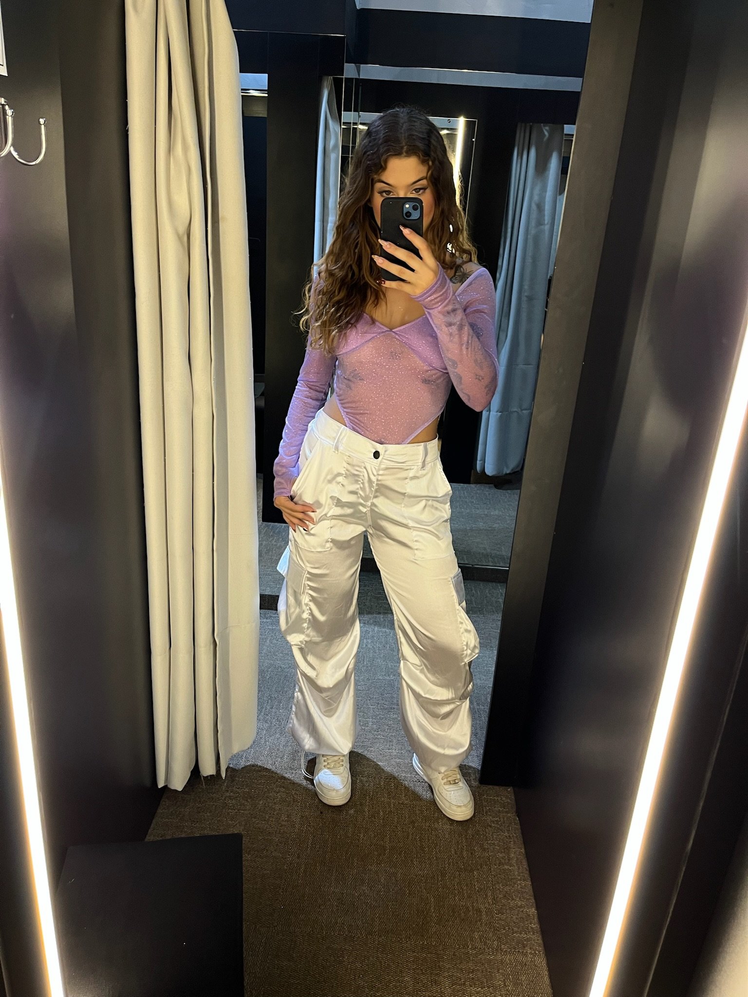 CALÇA PARACHUTE CETIM