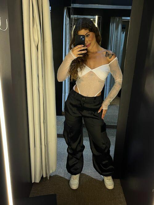 CALÇA PARACHUTE CETIM