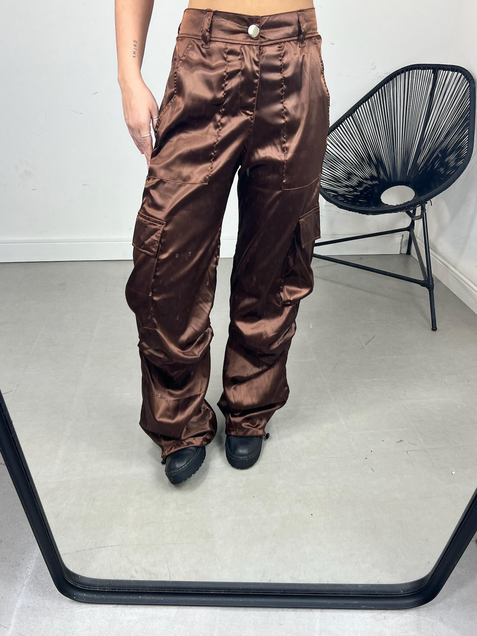 CALÇA PARACHUTE CETIM