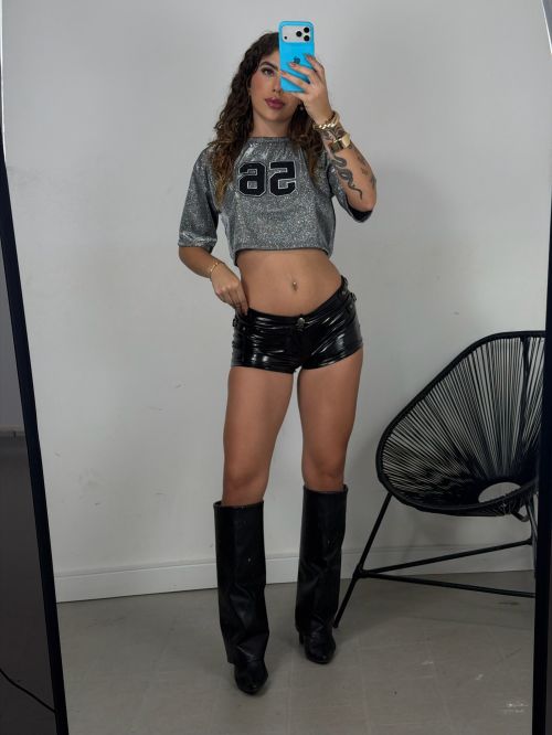 MINI SHORT VINIL FIVELA