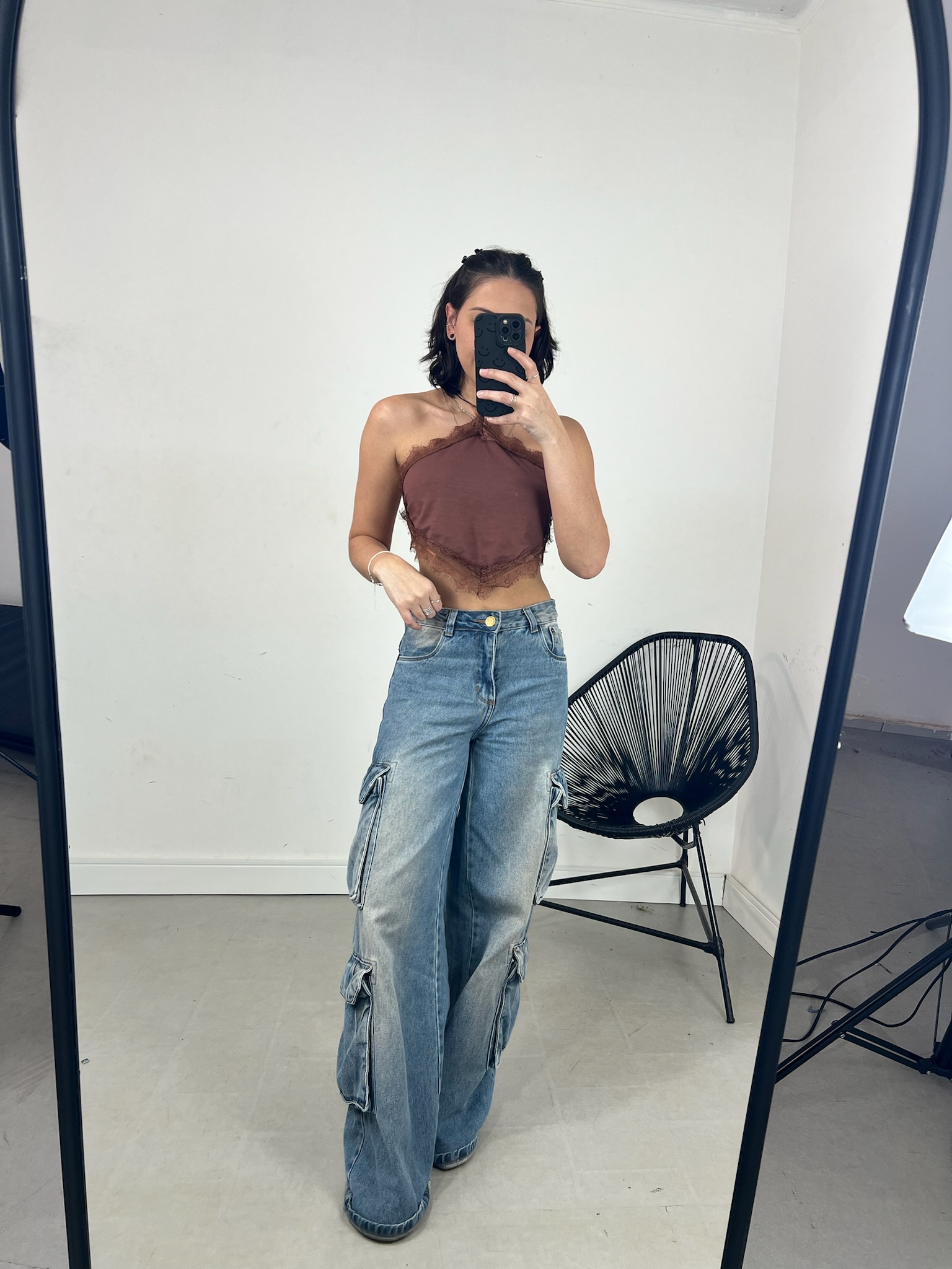 CROPPED HALTER RENDA