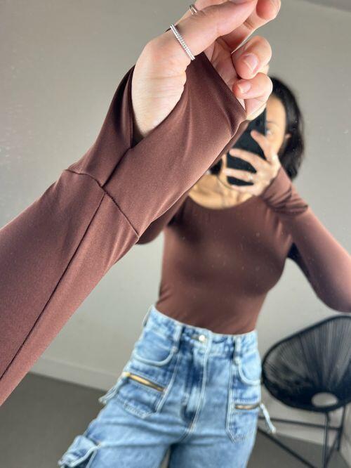 BODY NULA MANGA LILY POLIAMIDA