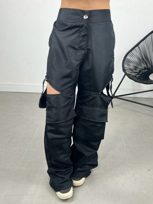 CALÇA CARGO RECORTE TACTEL
