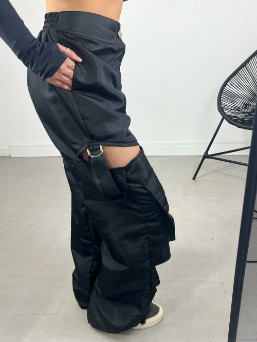 CALÇA CARGO RECORTE TACTEL