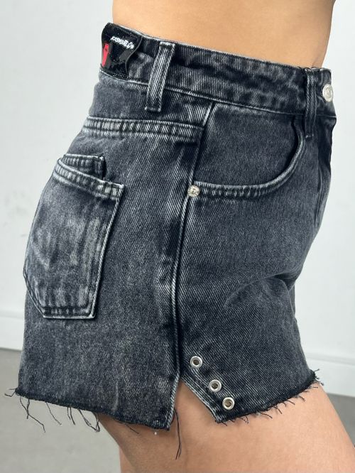 SHORT JEANS ILHÓS BLACK