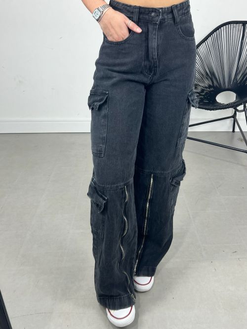 WIDELEG JEANS ZIPER PREMIUM