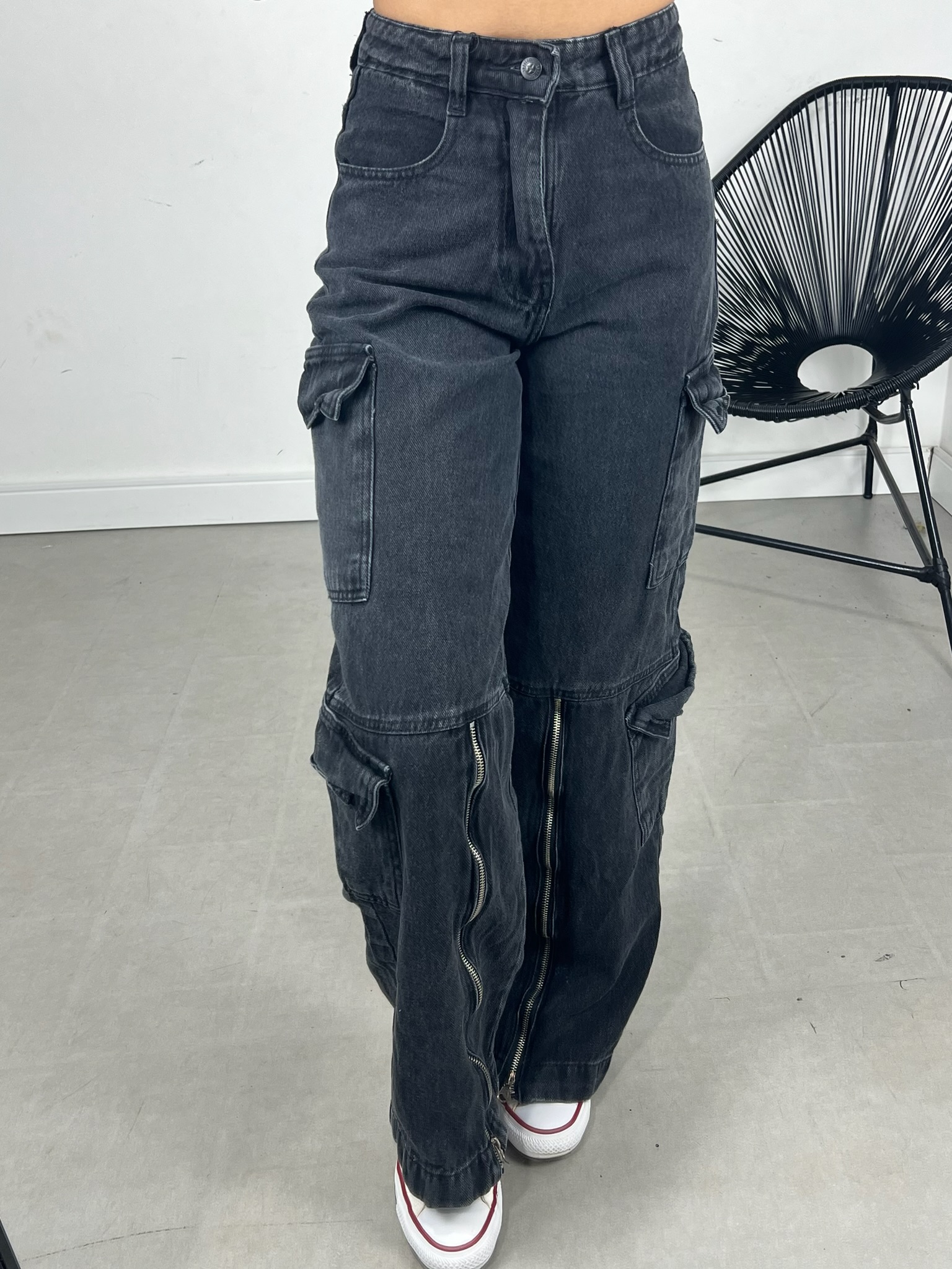 WIDELEG JEANS ZIPER PREMIUM