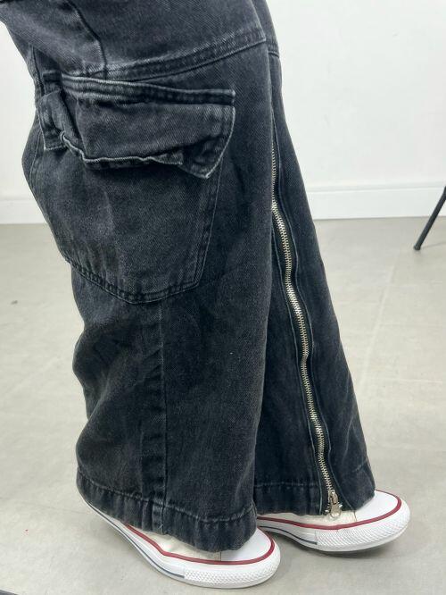 WIDELEG JEANS ZIPER PREMIUM
