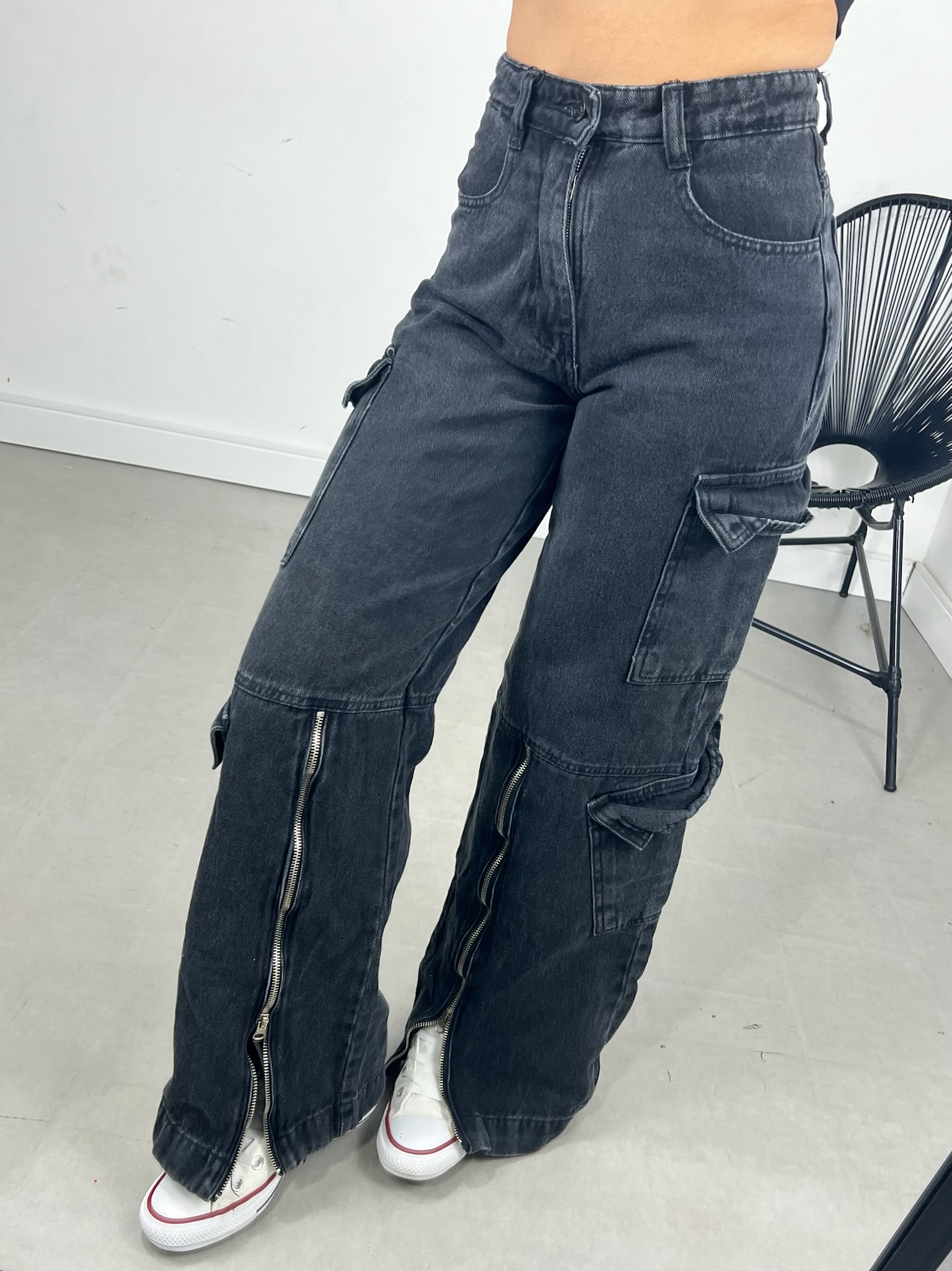 WIDELEG JEANS ZIPER PREMIUM