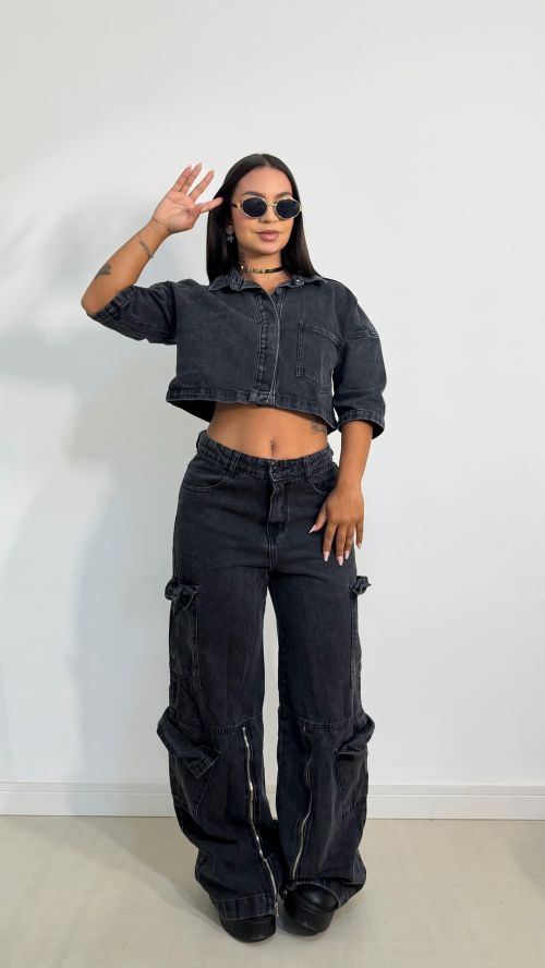 WIDELEG JEANS ZIPER PREMIUM