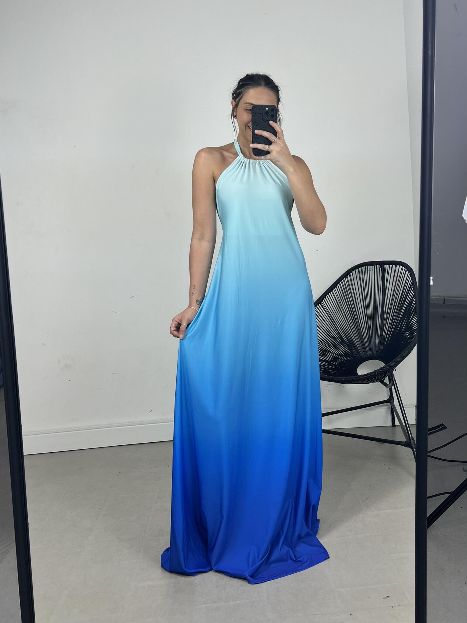 VESTIDO LARISSA FRENTE UNICA DEGRADE