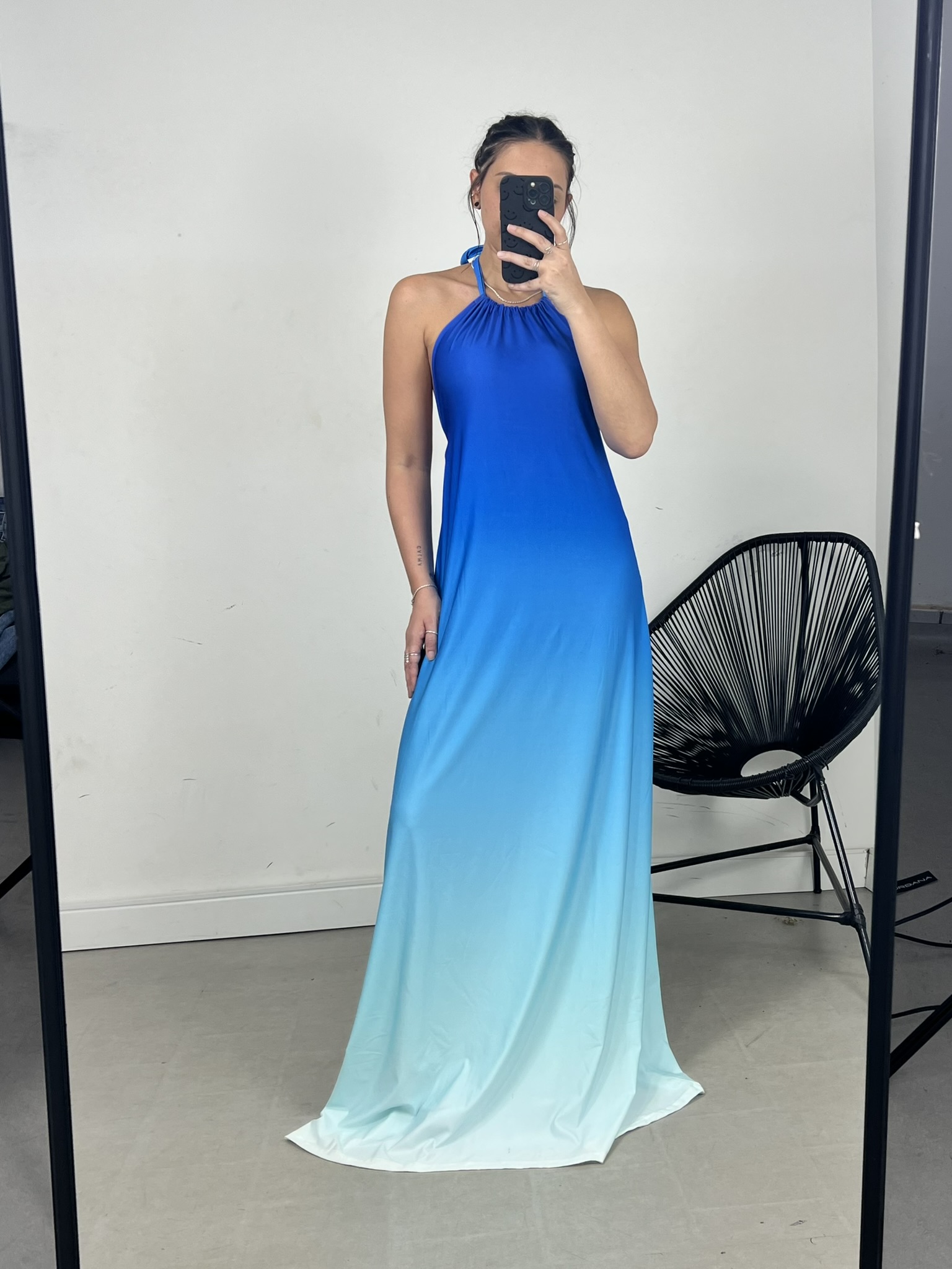 VESTIDO LARISSA FRENTE UNICA DEGRADE