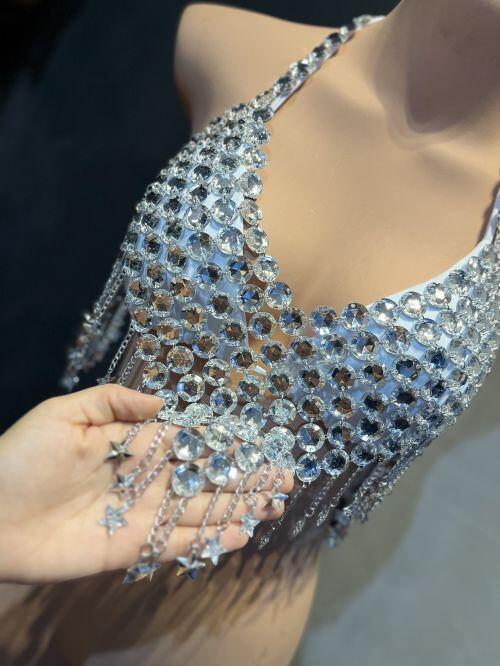 CROPPED PEDRARIA BICO ESTRELAS