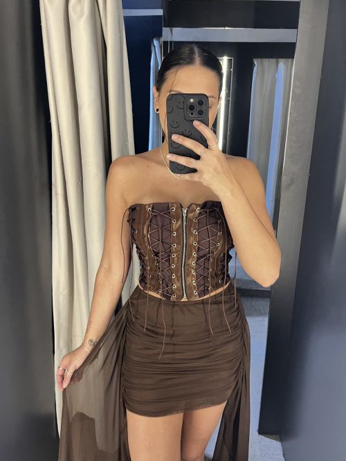 CORSET AMARRAÇÃO ILHÓS